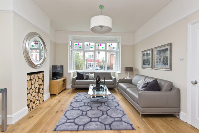 WANDSWORTH, SW18 modern-vardagsrum