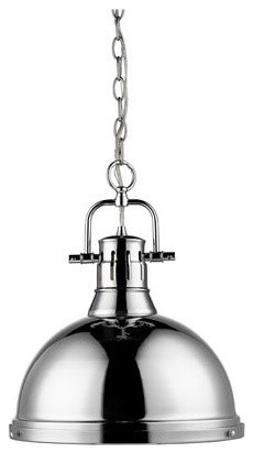 Duncan 1-Light Pendants, Chrome