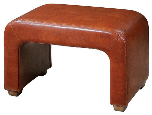 Uttermost Pennie Leather Bench - 23143