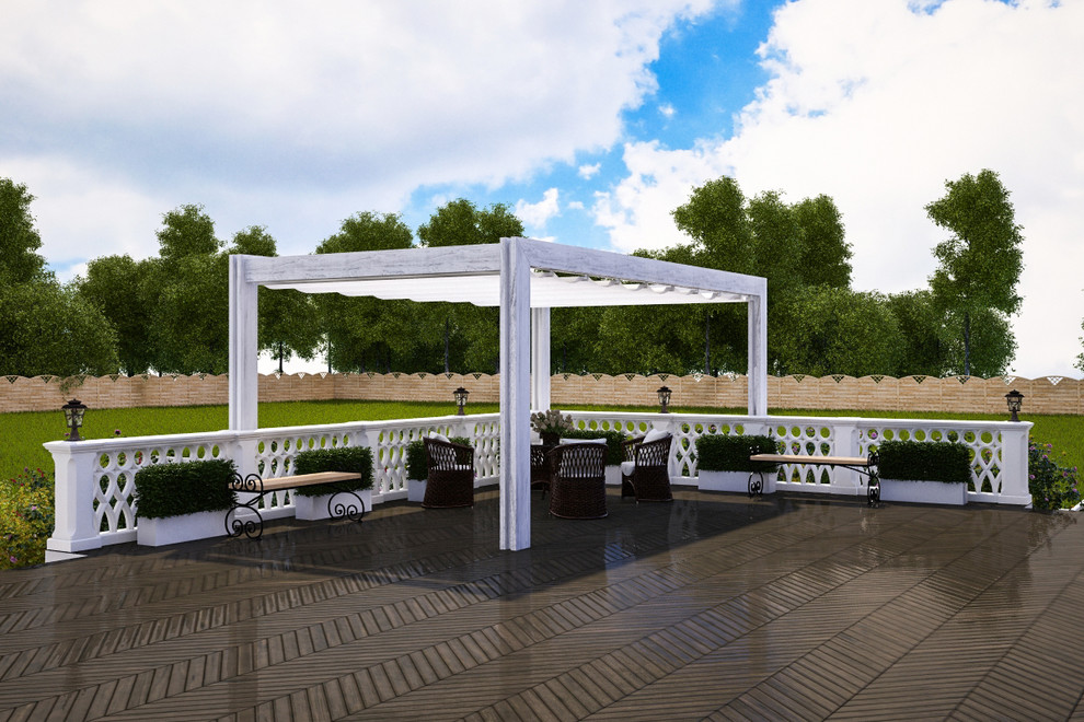 Визуализация бани в стиле модерн