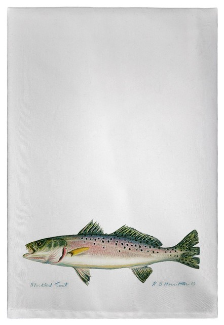 Speckled Trout Guest Towel - Two Sets of Two (4 Total)