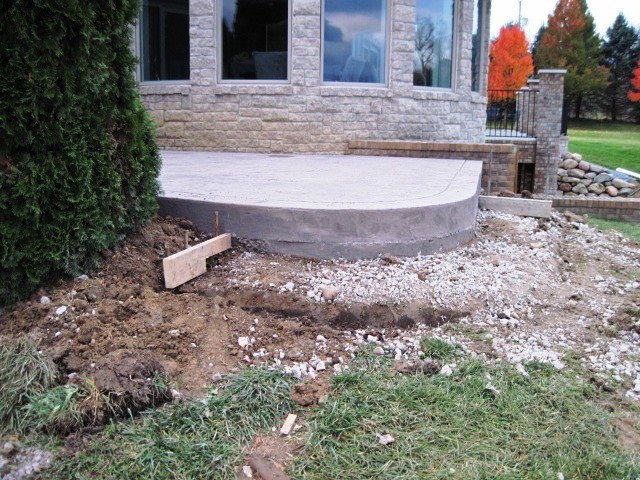 Cement and Steamped Concrete patios