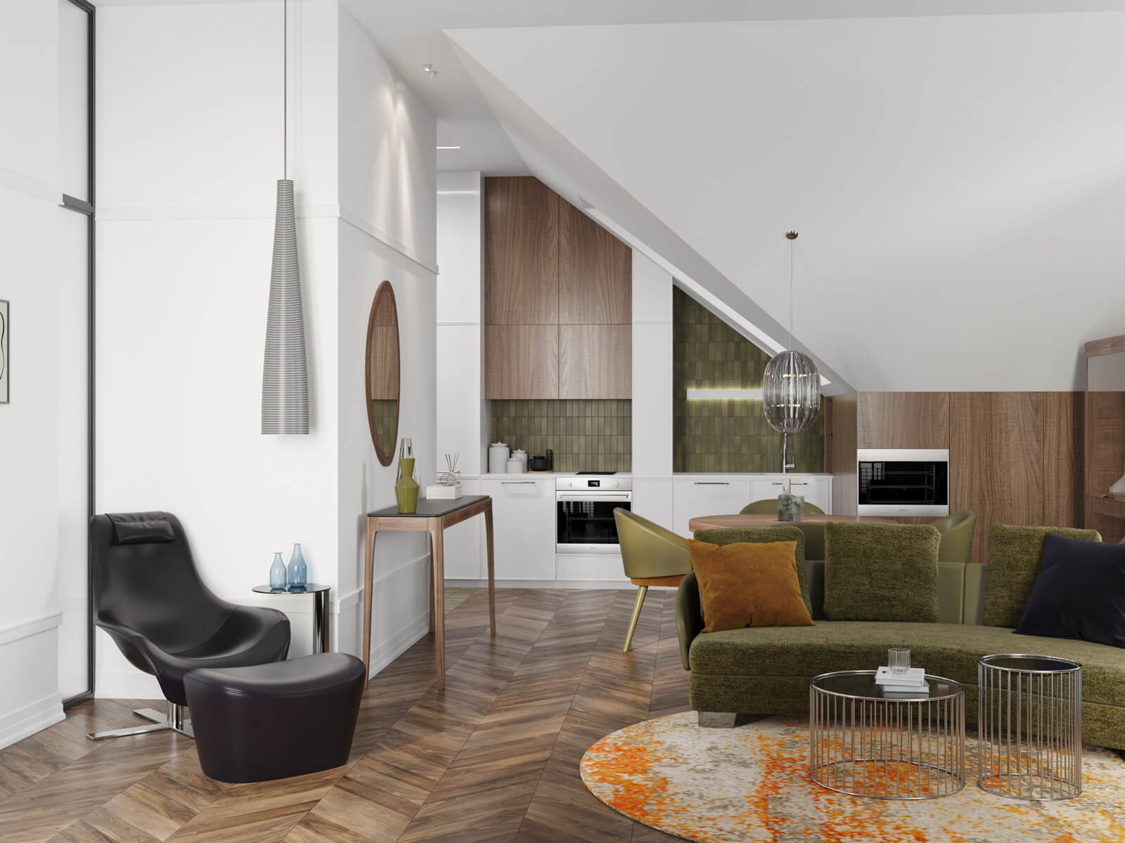 Квартира в мансарде