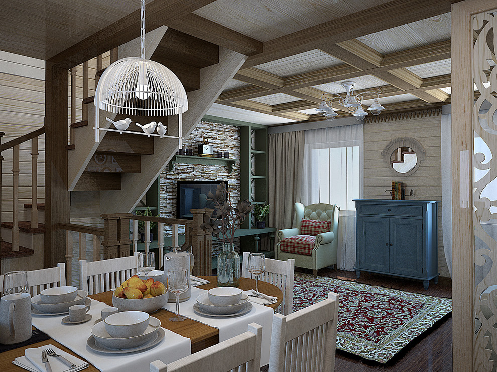 Гостиная. Вид из столовой зоны