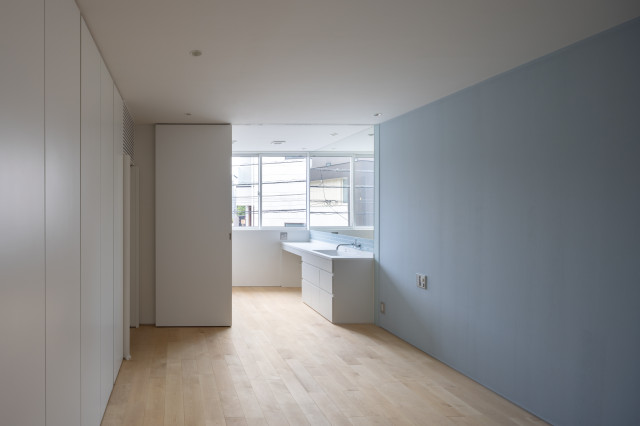 参宮橋の螺旋住戸 minimalistisch-schlafzimmer