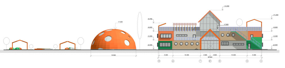 Детский Сад, Бассейн и Пищеблок