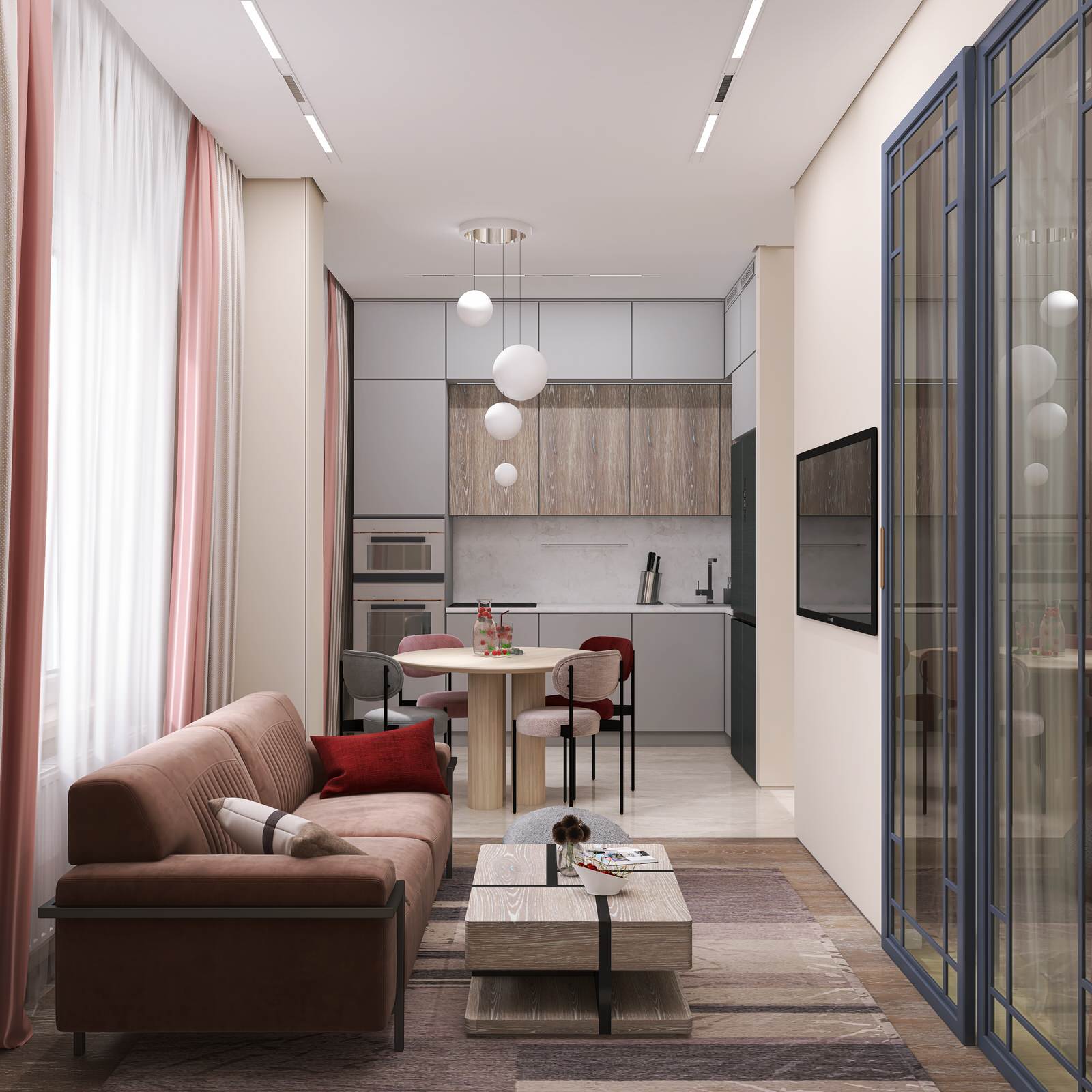 Двухкомнатная квартира