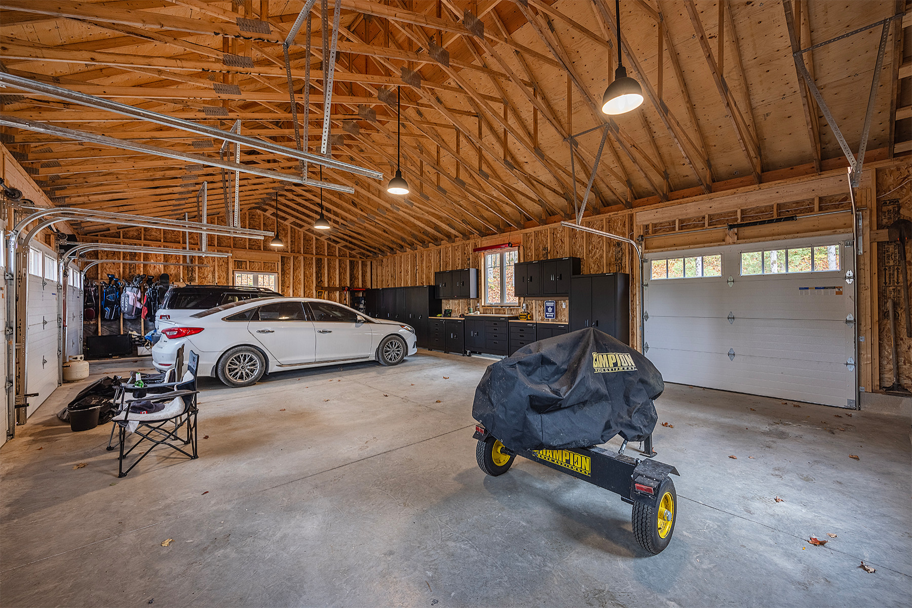 New Built - 4 Door Garage