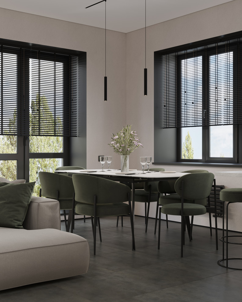 Contemporary home interior for young family