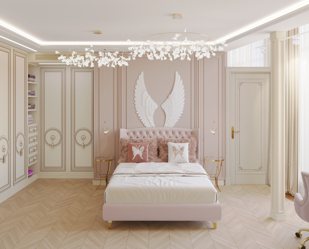 Интерьер 2-ух уровневой квартиры_ "АРОМАТ САДОВ"