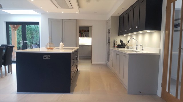 Awesome in Blue traditional-kitchen