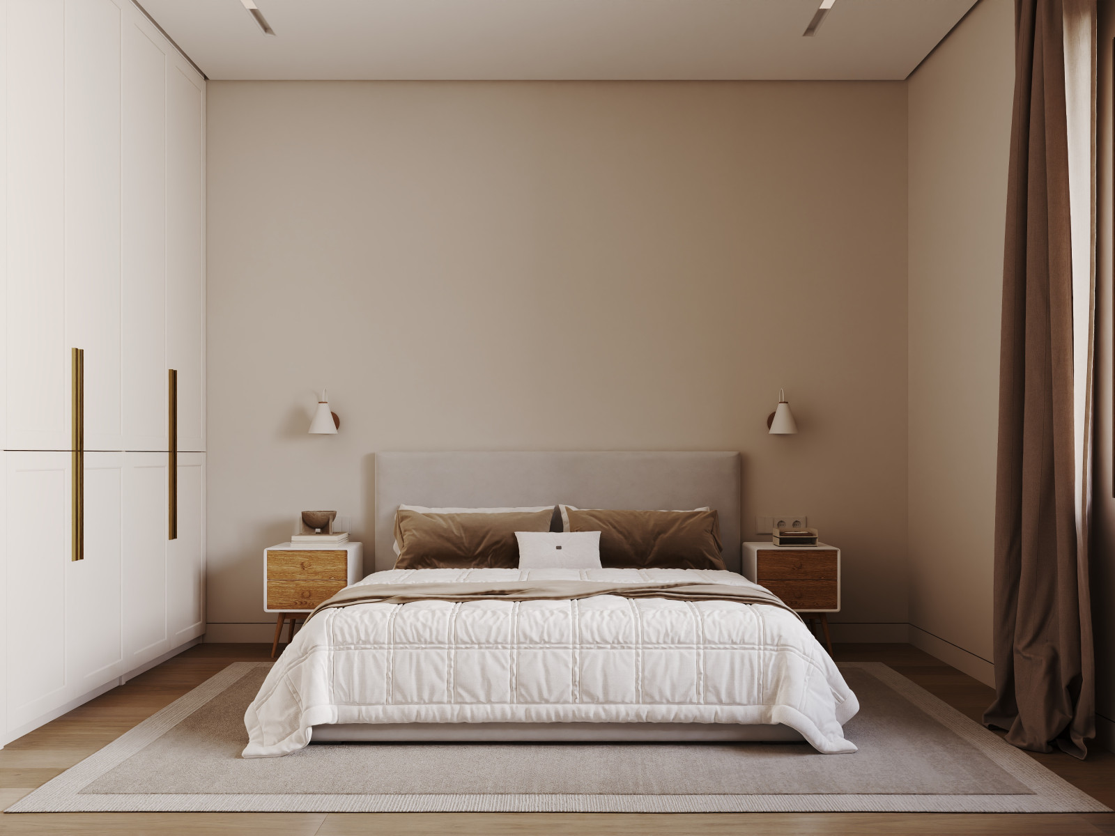 Гостевая спальня из проекта #частныйдомотunison