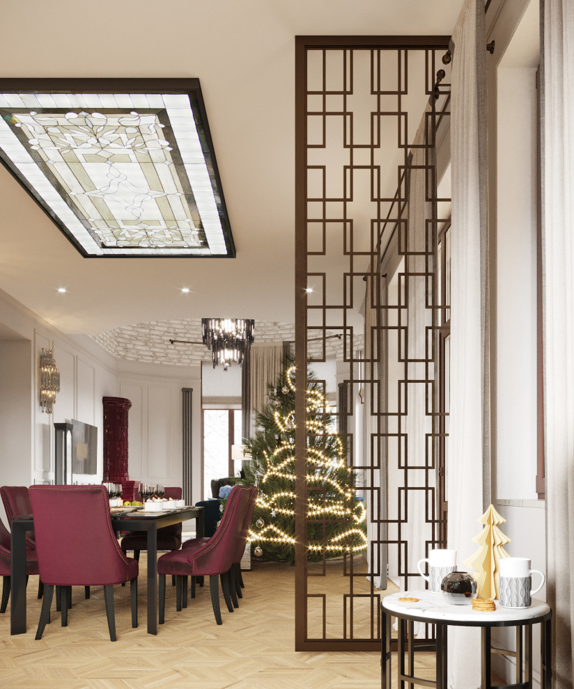 перегородка между кухней и столовой