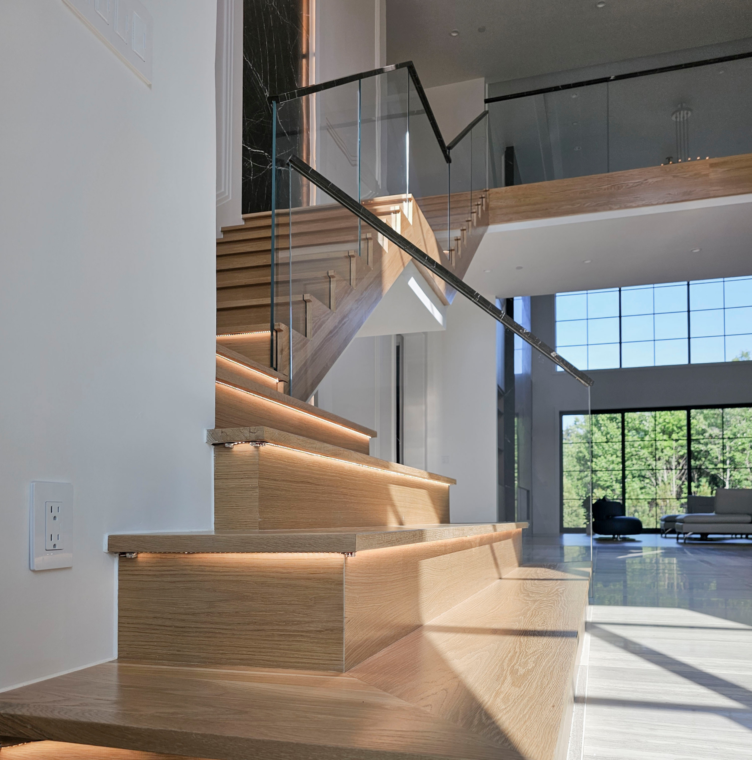 107_Sustainable Modern-Floating Staircase, Great Falls VA 22066