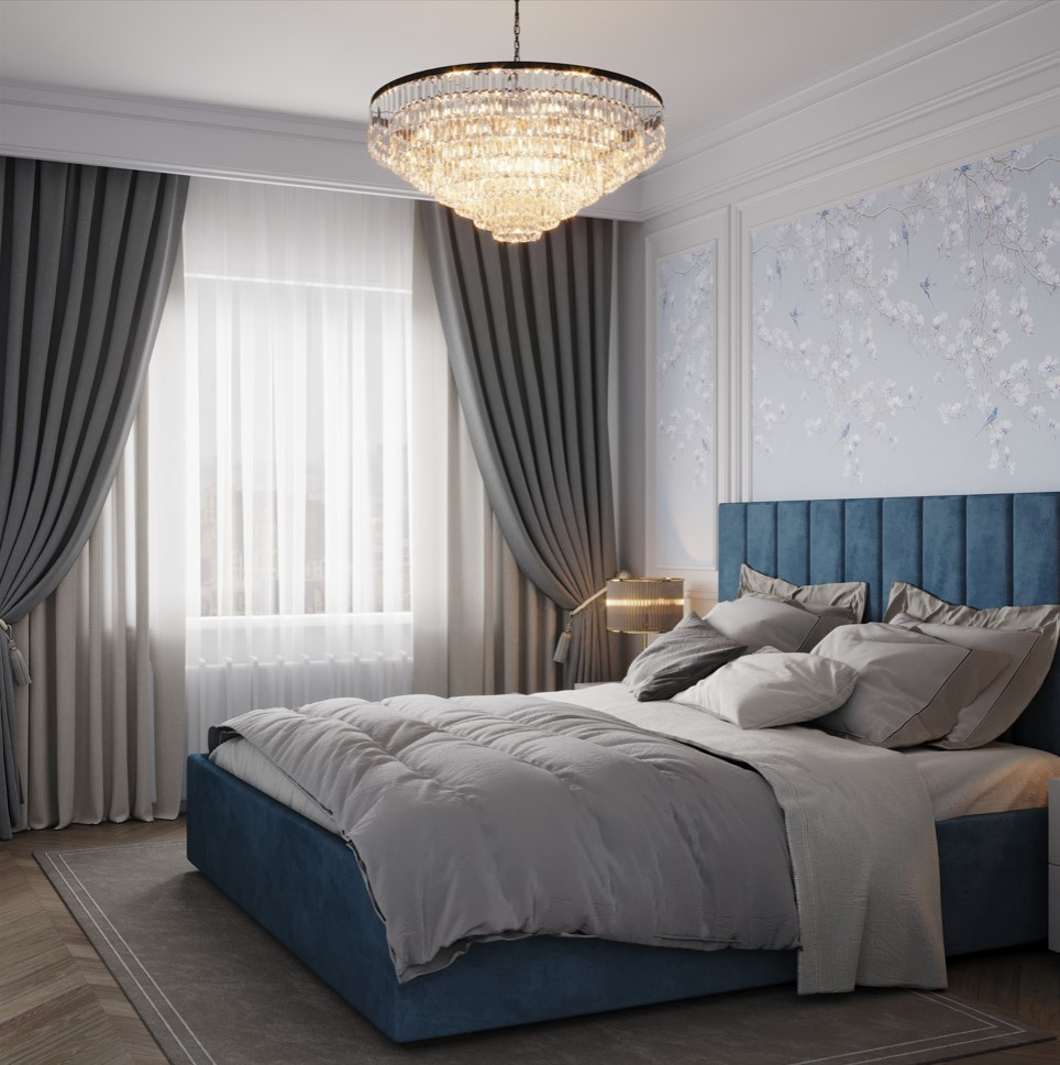 Спальня в стиле неоклассика