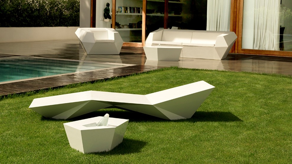 This is an example of a modern pool in Other.