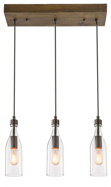 3 light pendant chandelier