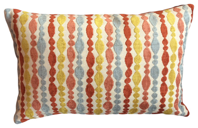 Orange Blue Gray C Chartreuse Maxwell Decorative Lumbar Orange Blue Gray C Chartreuse Maxwell Decorative Lumbar Pillow Cover