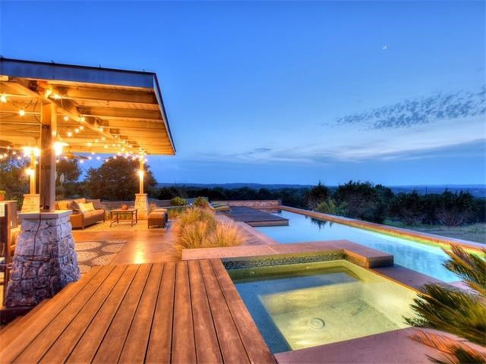 Inspiration for an eclectic pool remodel in Austin