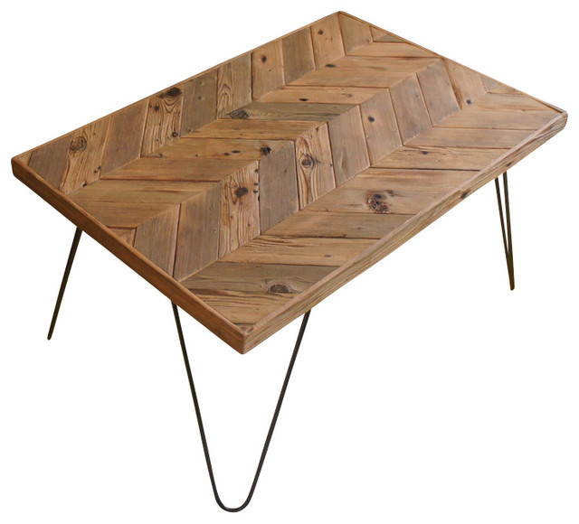 Chevron Patterned Coffee Table Industrial Tables By New Chevron Patterned Coffee Table