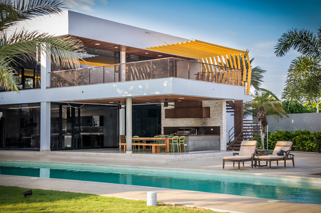 CASA LL2 contemporaneo-piscina