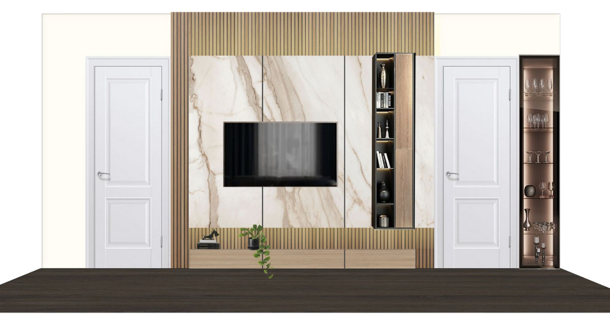 High-End Living room renovation in Harpenden