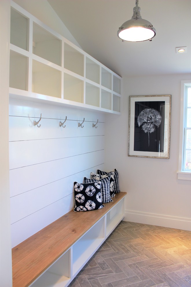 Entryway - modern entryway idea in Boston