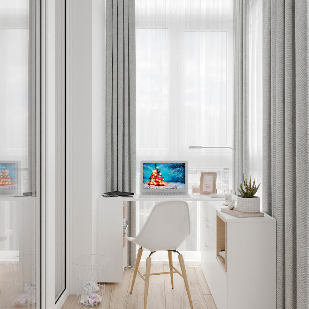 Дизайн-проект квартиры общей площадью - 86 м.кв. в г. Химки, ЖК "Маяк"