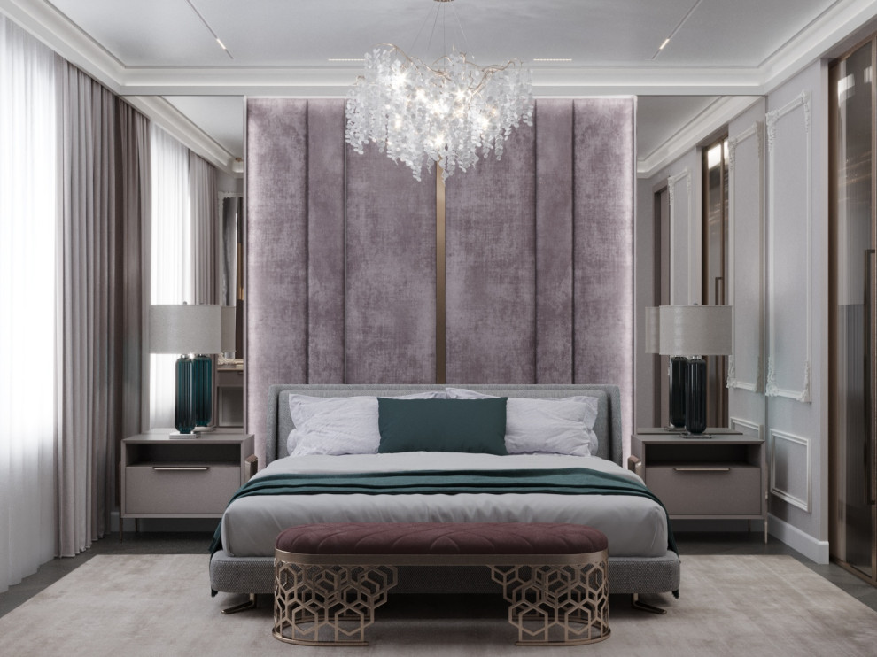 Спальня с гардеробной