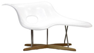 Ameoba Chaise in White