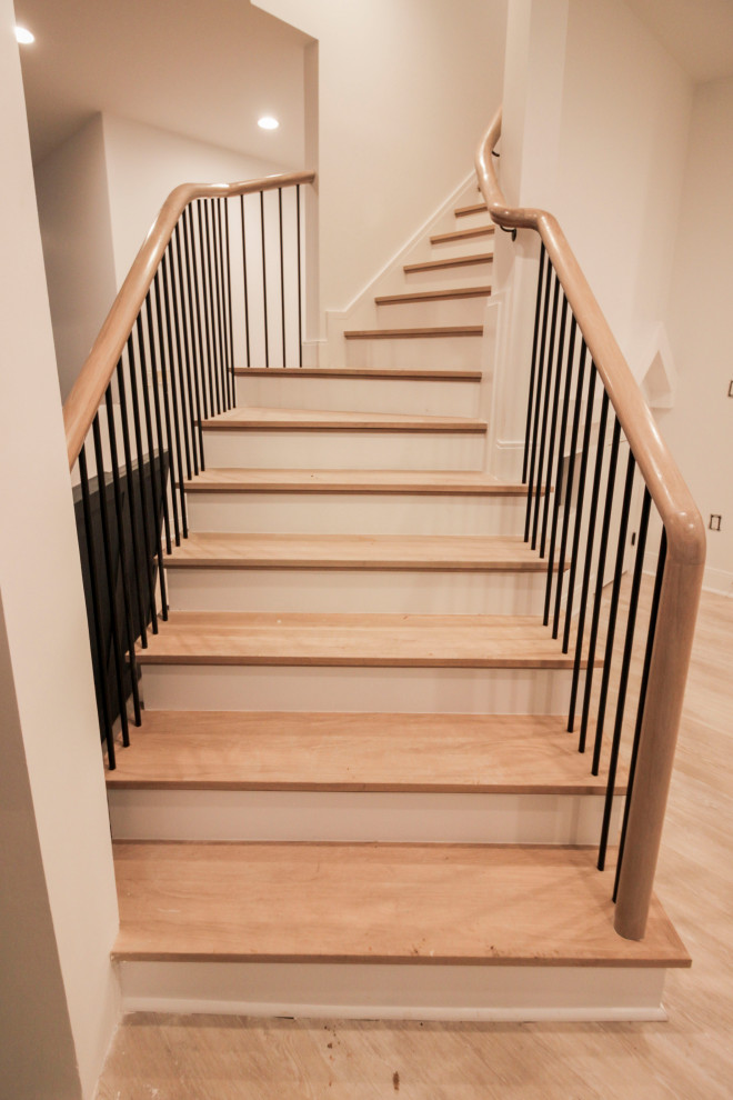 100_Hexagonal Floating-Staircase, Bethesda MD 20817
