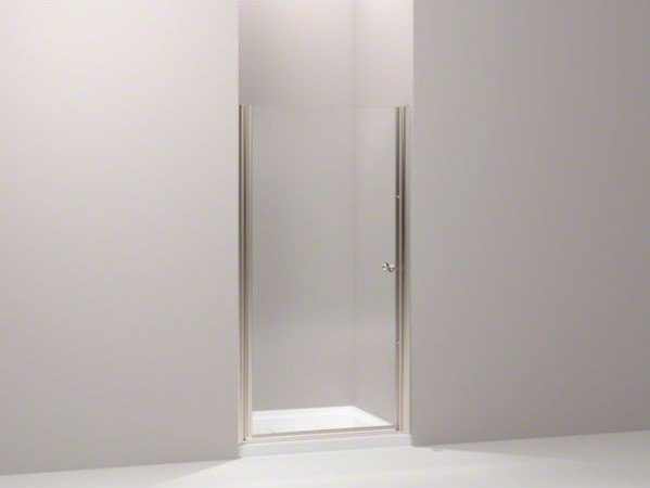 KOHLER Fluence(R) pivot shower door, 65-1/2" H x 37-1/2 - 39" W, with 1/4" thick