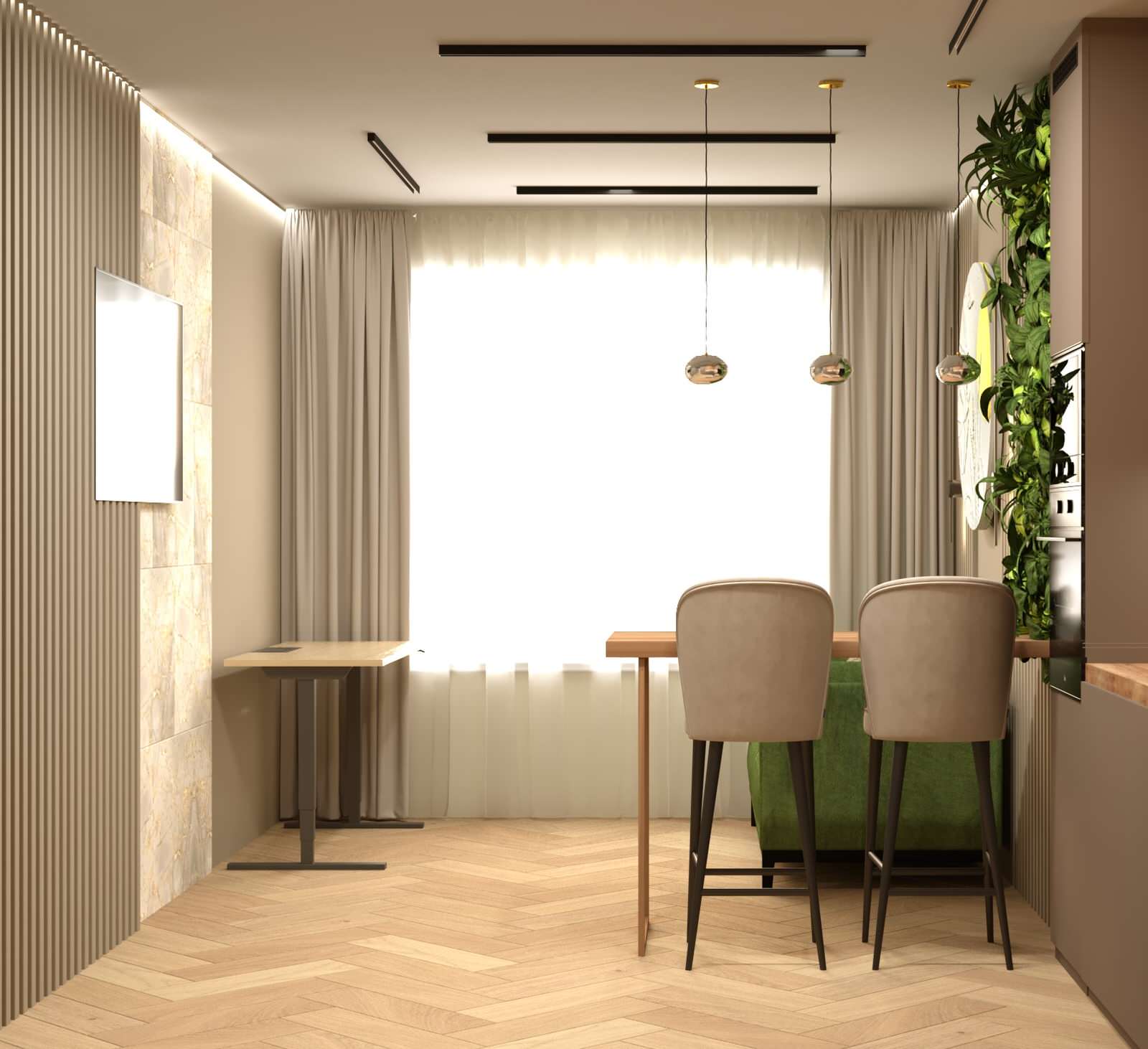 Дизайн проект квартиры в ЖК "Сердце Столицы"