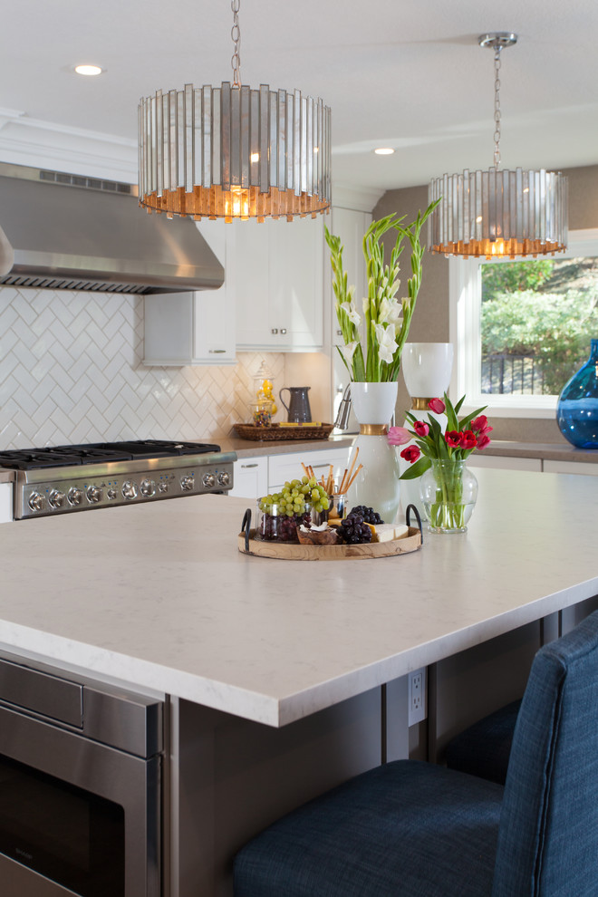 Home design - transitional home design idea in Orange County