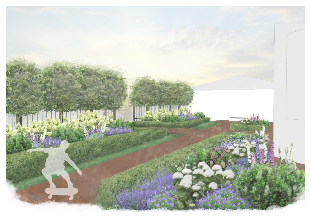 Проект частного сада 20 сот