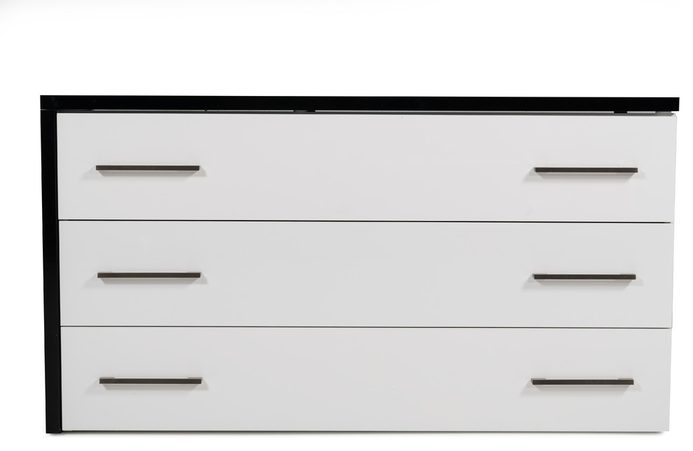 Modrest Moon Contemporary Black And White Dresser Modern