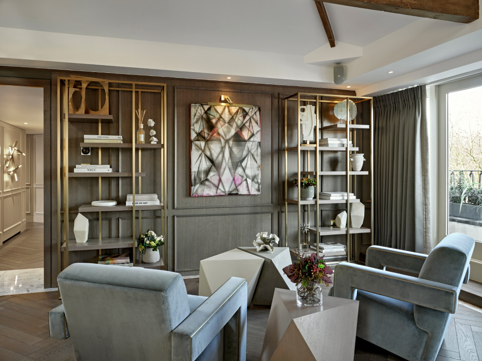 Design ideas for a classic living room in London.