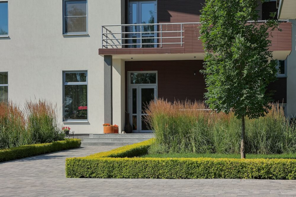 Частный сад "Современный минимализм"