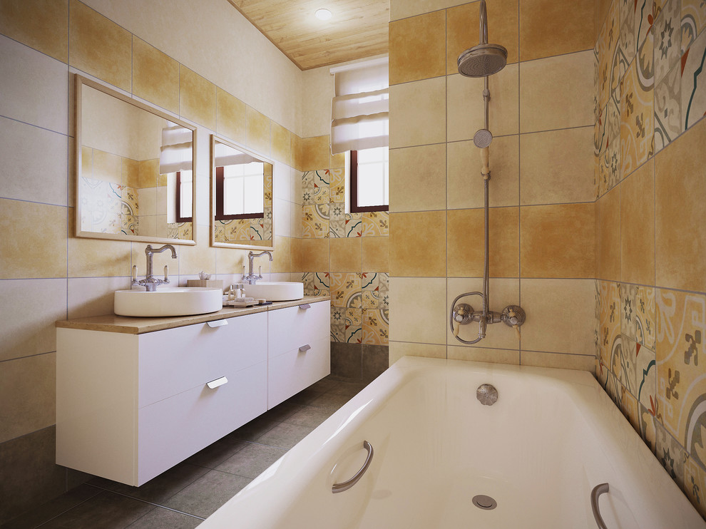 СОВРЕМЕННЫЙ ДОМ В ТЕПЛЫХ ТОНАХ