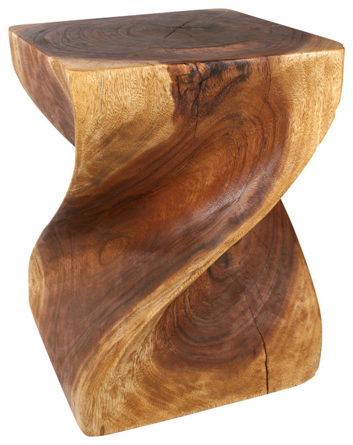 Big Twist Table Rustic Side Tables And End Tables by Strata Furniture