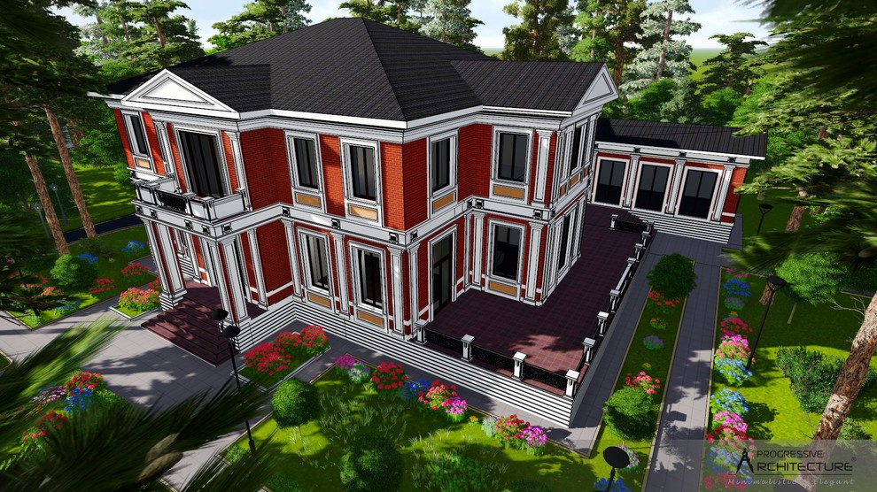 Загородный дом в классическом стиле