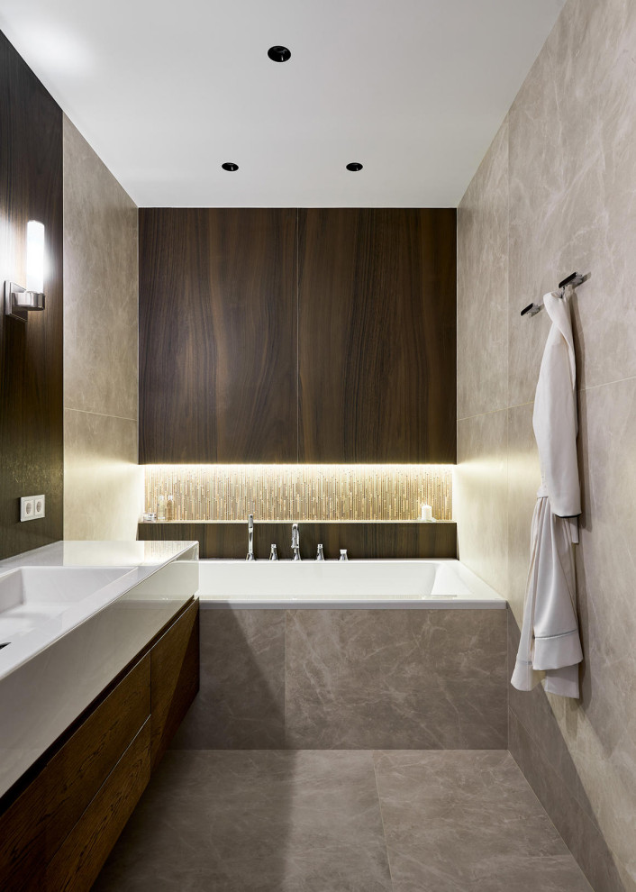 Объединение двух квартир 200 м2 в стиле неоклассика- ЖК Легенда Дальневосточного