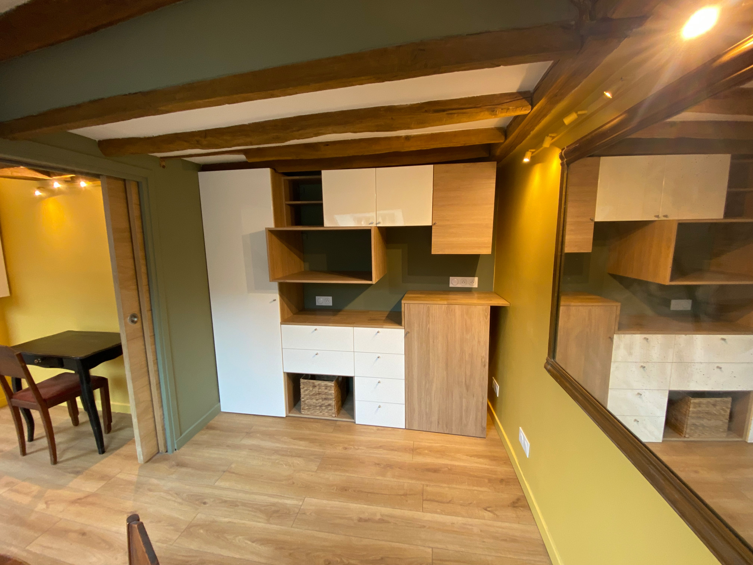 Aménagement sous comble 2 pièces 34m2 Carez et 68m2 au sol