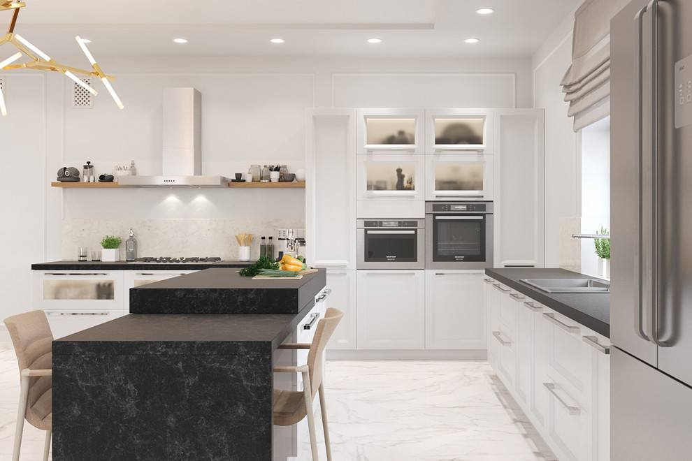 Эклектика в светлом доме