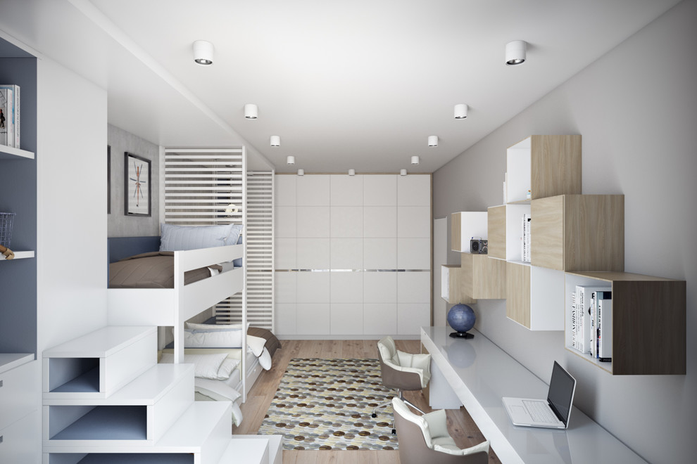 Дизайн интерьера "Многоликость серого"