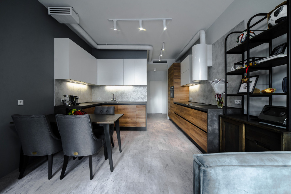 сдержанный стильный интерьер