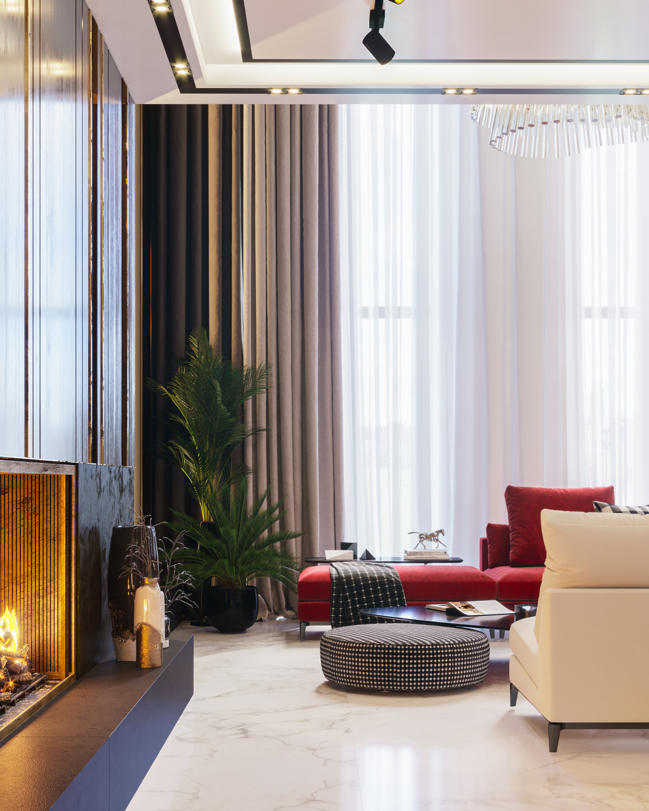 Гостиная в доме