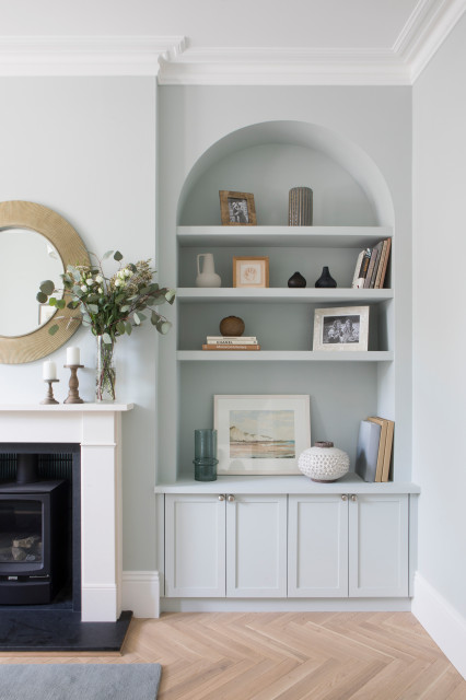 Victorian Double Fronted Villa in Brighton victorian-living-room