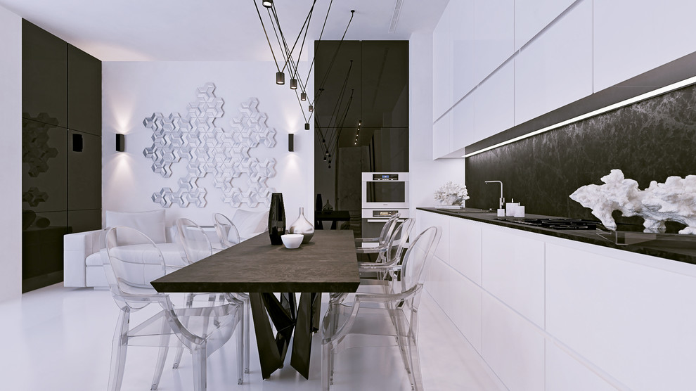 Квартира в современном стиле с элементами Хай-Тек