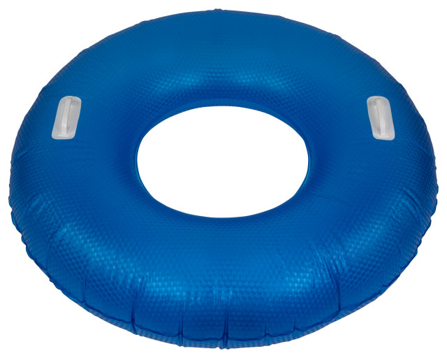 42" Blue Sparkle Inflatable Swimming Pool Tube Ring Float